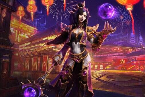 《风暴英雄》暗黑3魔法师李敏原画