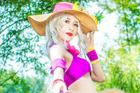 胶泥座人索拉卡COS 星妈圣母光环四溢