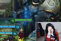 被狮子狗抓哭的lol女主播又来了 直播摔鼠标