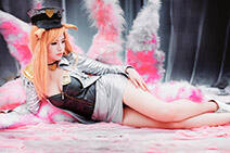 这腿能玩一晚上:史上最美的阿狸cosplay