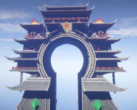 十小时建成 我的世界中国风建筑-焱阳司