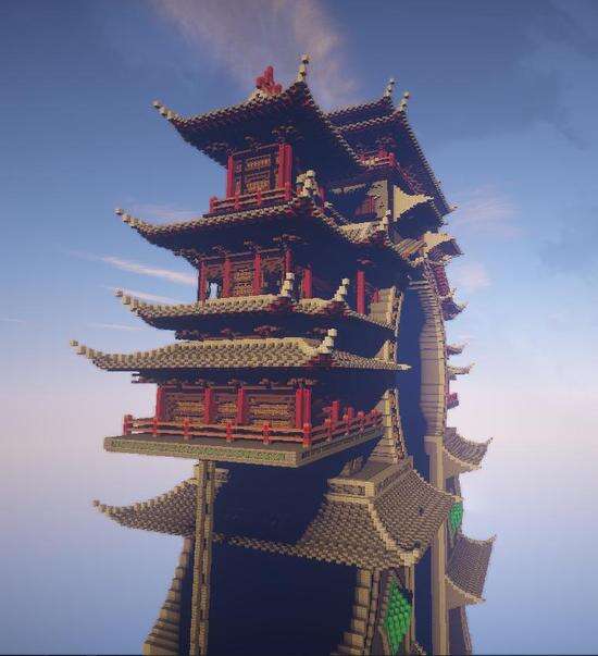 十小时建成 我的世界中国风建筑-焱阳司