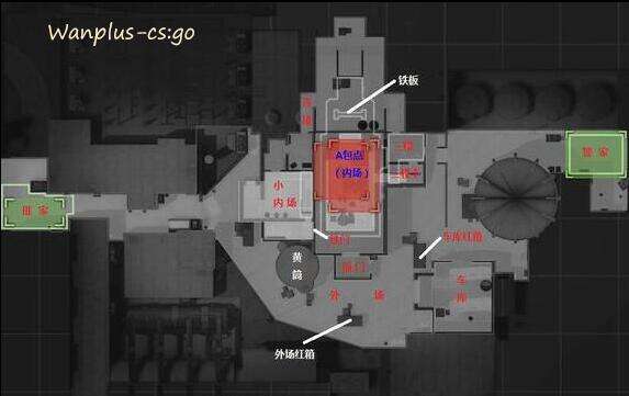 csgo比赛地图报点攻略 全地图中英报点大全