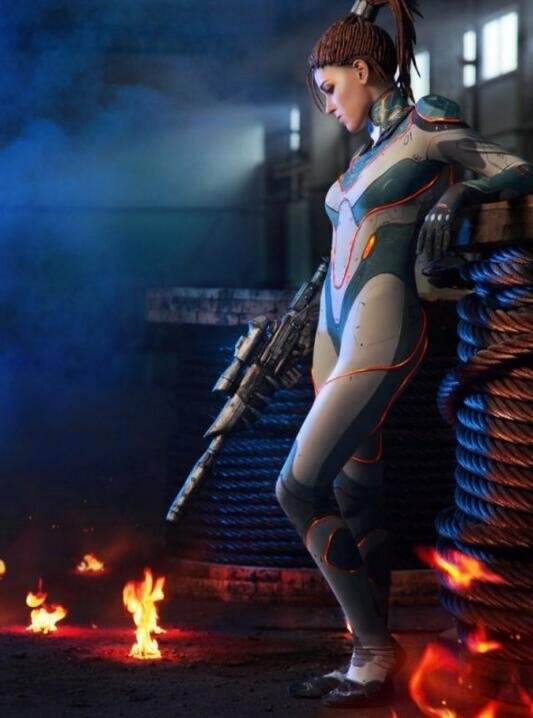 白俄罗斯妹子性感妖娆 cos星际争霸老滚5角色(2)