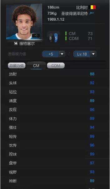 FIFA Online3前腰妖人推荐 巴克利领衔